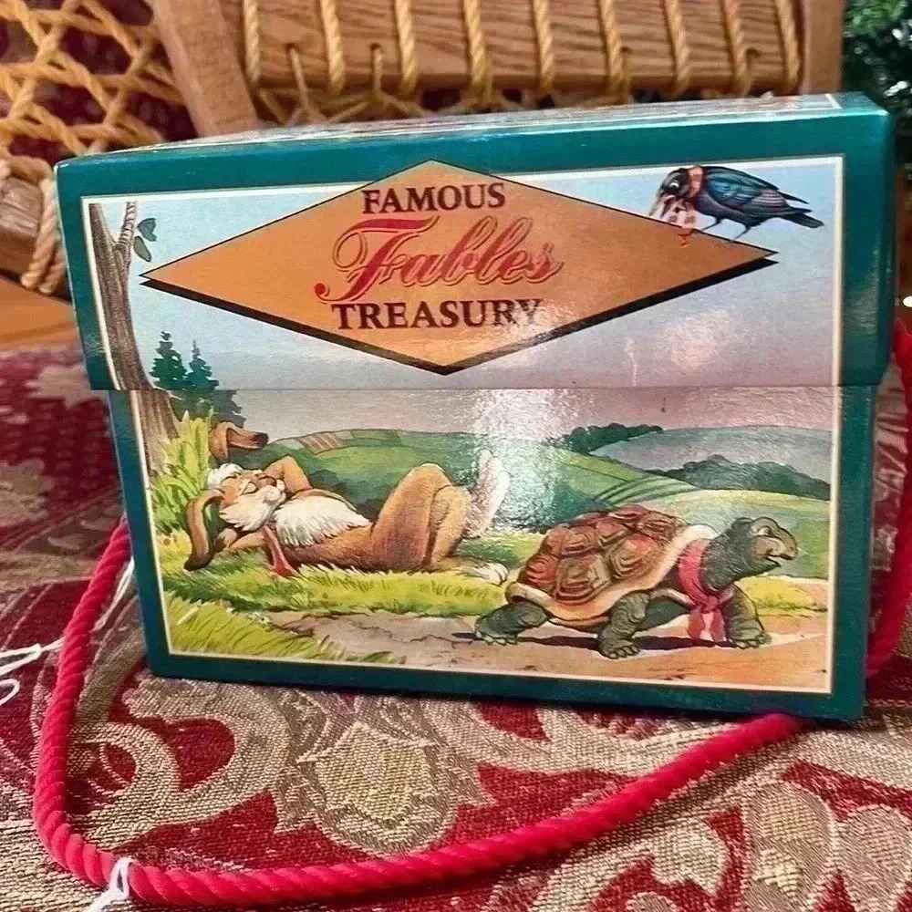1998 famous fables treasury box of books.